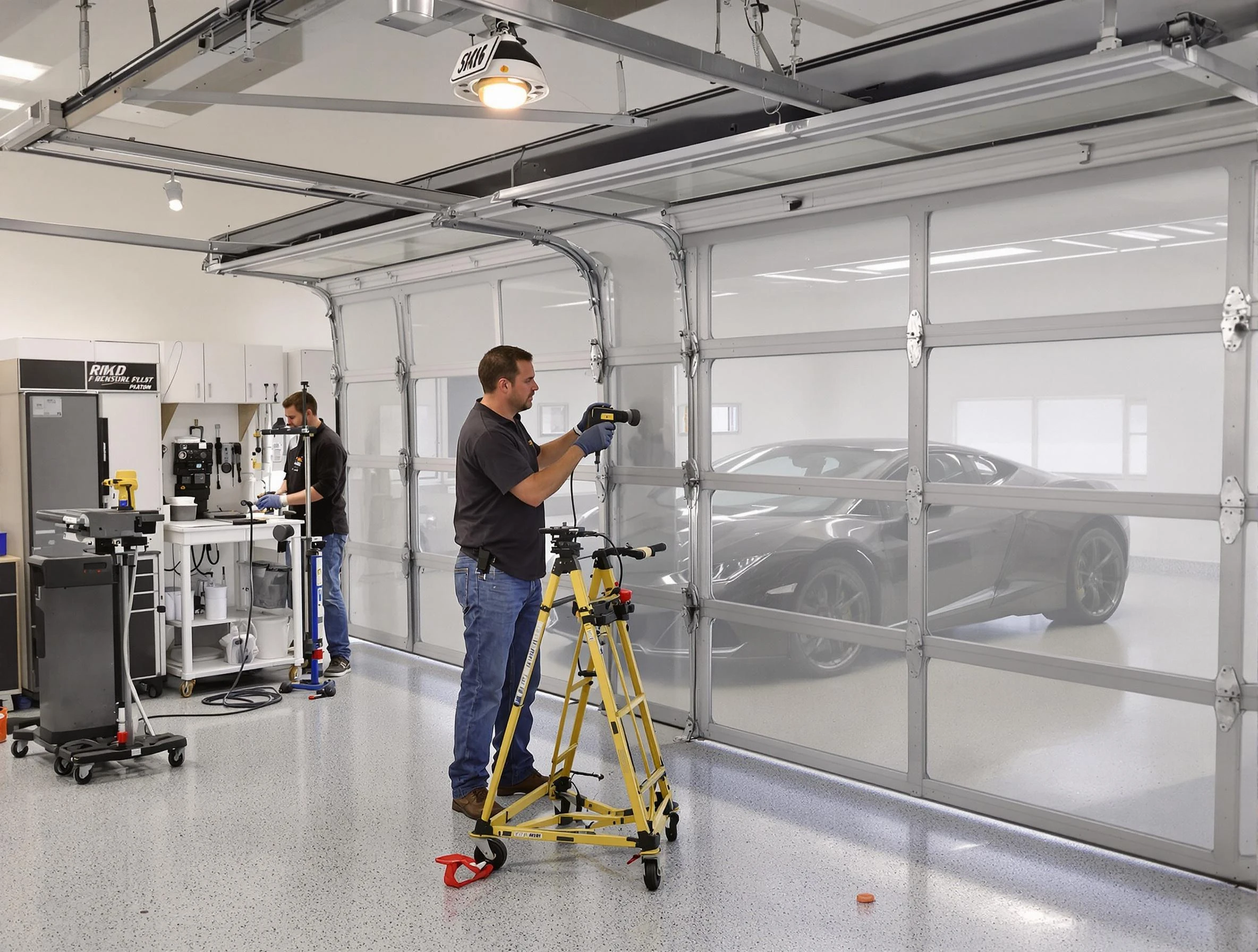 Garage Door Dents Repair in East Basin