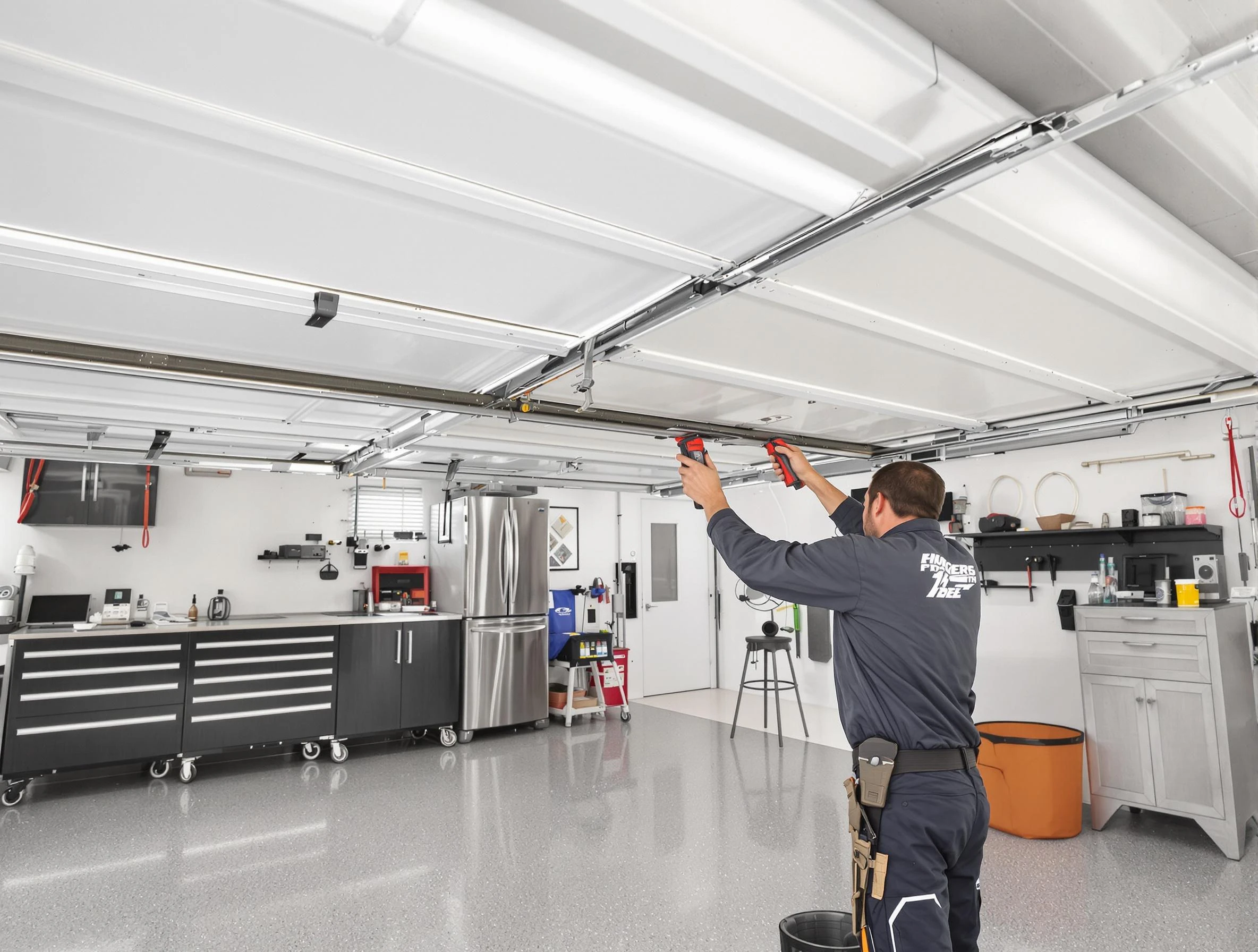 Overhead garage door repair service by East Basin Garage Door Repair in East Basin